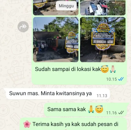 Pengiriman Papan Bunga Duka Semampir Pituruh
